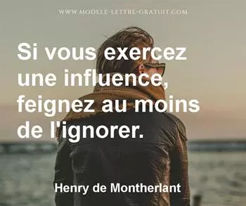 Citation de Henry de Montherlant