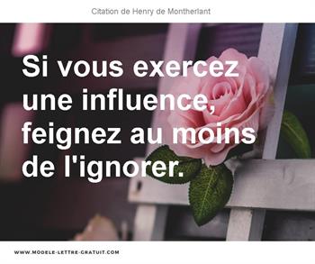 Citations Henry de Montherlant