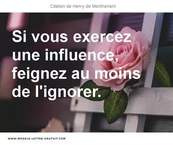 Citations Henry de Montherlant
