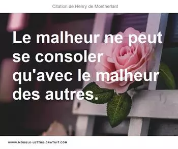 Citations Henry de Montherlant