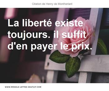 Citations Henry de Montherlant