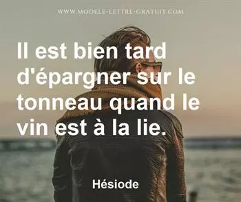 Citation de Hésiode