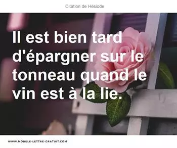 Citations Hésiode