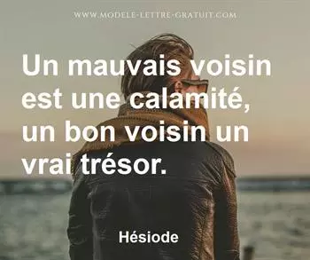 Citation de Hésiode