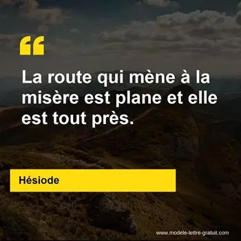 Citation Hésiode