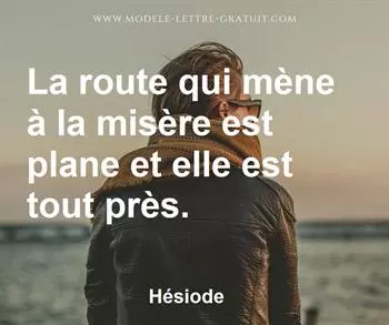 Citation de Hésiode