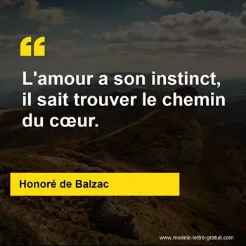 Citation Honoré de Balzac