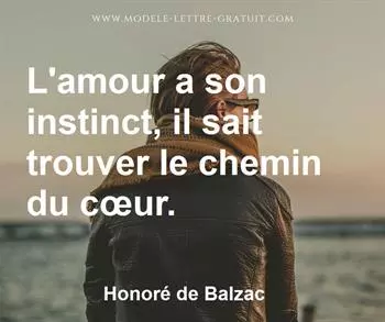 Citation de Honoré de Balzac