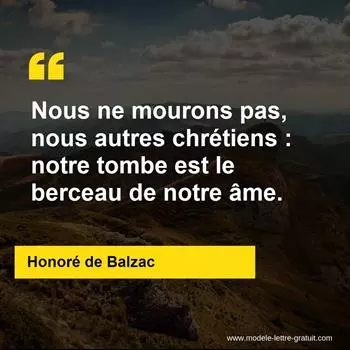 Citation Honoré de Balzac