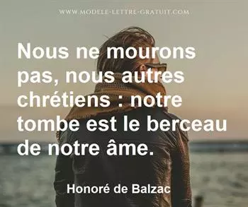 Citation de Honoré de Balzac