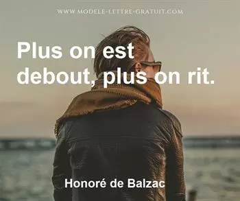 Citation de Honoré de Balzac