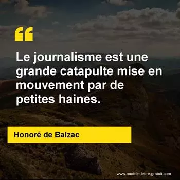 Citation Honoré de Balzac