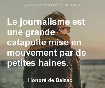 Citation de Honoré de Balzac