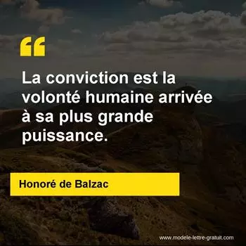 Citation Honoré de Balzac