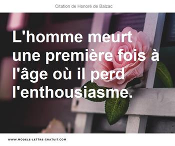Citations Honoré de Balzac