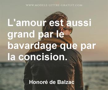 Citation de Honoré de Balzac