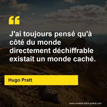 Citation Hugo Pratt