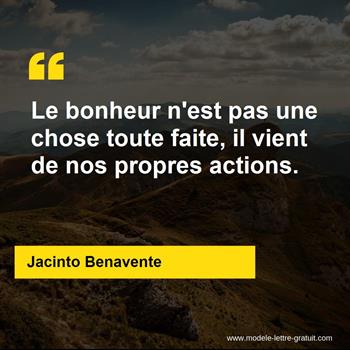 Citation Jacinto Benavente
