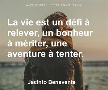 Citation de Jacinto Benavente