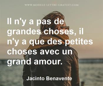 Citation de Jacinto Benavente