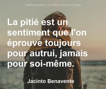 Citation de Jacinto Benavente