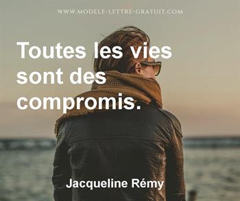 Citation de Jacqueline Rémy