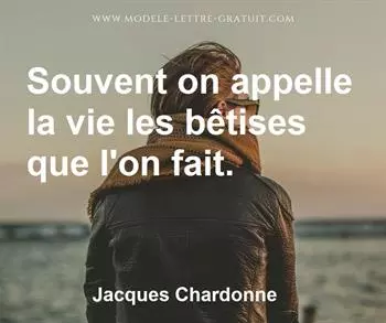 Citation de Jacques Chardonne