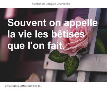 Citations Jacques Chardonne