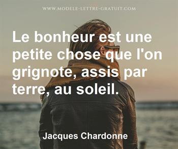 Citation de Jacques Chardonne