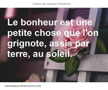 Citations Jacques Chardonne