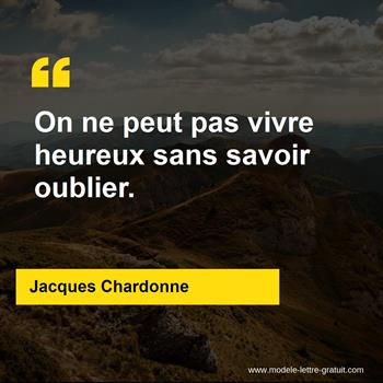 Citation Jacques Chardonne