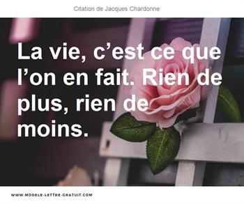Citations Jacques Chardonne