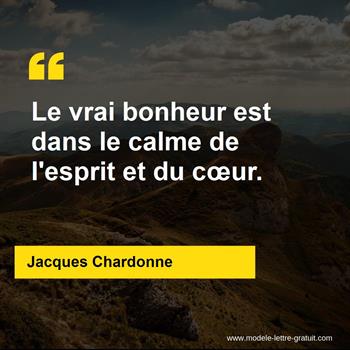 Citation Jacques Chardonne