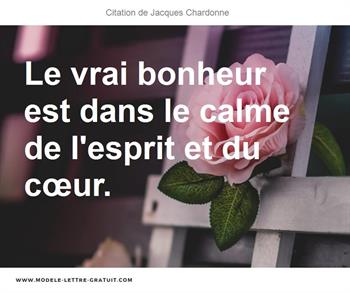 Citations Jacques Chardonne