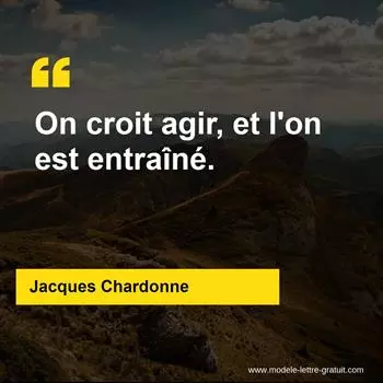 Citation Jacques Chardonne