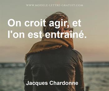 Citation de Jacques Chardonne