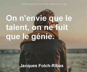 Citation de Jacques Folch-Ribas