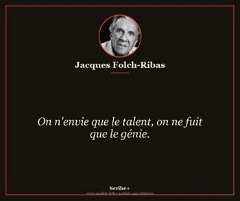 Citation de Jacques Folch-Ribas