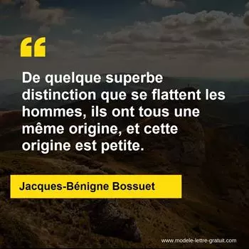 Citation Jacques-Bénigne Bossuet