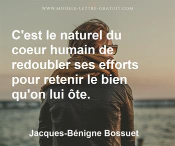 Citation de Jacques-Bénigne Bossuet