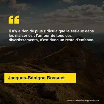 Citation Jacques-Bénigne Bossuet