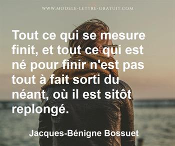Citation de Jacques-Bénigne Bossuet