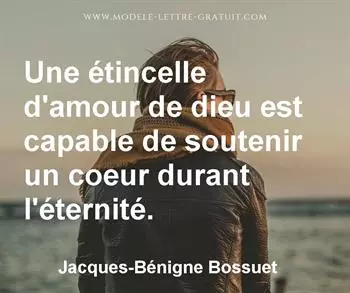 Citation de Jacques-Bénigne Bossuet