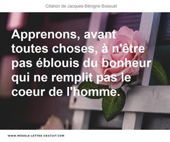 Citations Jacques-Bénigne Bossuet