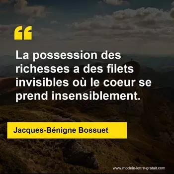 Citation Jacques-Bénigne Bossuet