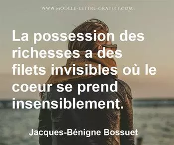 Citation de Jacques-Bénigne Bossuet