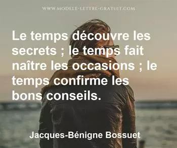 Citation de Jacques-Bénigne Bossuet