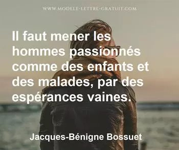 Citation de Jacques-Bénigne Bossuet