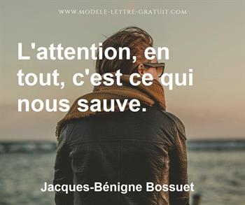 Citation de Jacques-Bénigne Bossuet