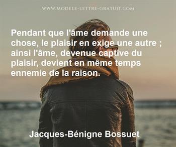 Citation de Jacques-Bénigne Bossuet